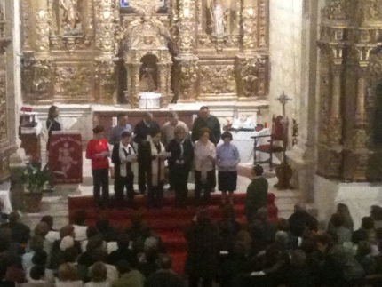 Coral de Torresandino en la iglesia de Pedrosa de Duero