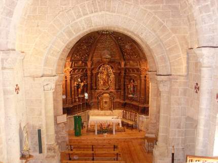 Interior de la iglesia de la Asunción de Pinillos de Esgueva