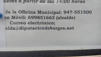 Teléfonos de contacto del ayuntamiento de Villatuelda