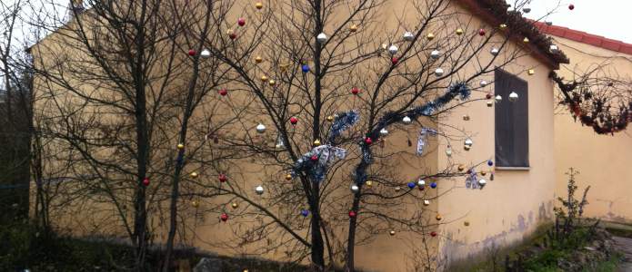 Árbol de navidad de Villatuelda 2014